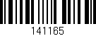 Código de barras (EAN, GTIN, SKU, ISBN): '141165'
