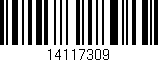 Código de barras (EAN, GTIN, SKU, ISBN): '14117309'
