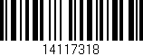 Código de barras (EAN, GTIN, SKU, ISBN): '14117318'
