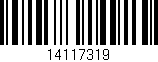 Código de barras (EAN, GTIN, SKU, ISBN): '14117319'
