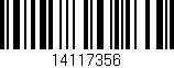 Código de barras (EAN, GTIN, SKU, ISBN): '14117356'