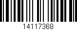 Código de barras (EAN, GTIN, SKU, ISBN): '14117368'