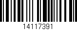 Código de barras (EAN, GTIN, SKU, ISBN): '14117391'