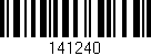 Código de barras (EAN, GTIN, SKU, ISBN): '141240'