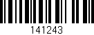 Código de barras (EAN, GTIN, SKU, ISBN): '141243'