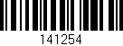Código de barras (EAN, GTIN, SKU, ISBN): '141254'