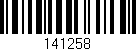 Código de barras (EAN, GTIN, SKU, ISBN): '141258'