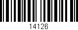 Código de barras (EAN, GTIN, SKU, ISBN): '14126'