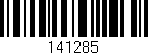 Código de barras (EAN, GTIN, SKU, ISBN): '141285'