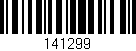 Código de barras (EAN, GTIN, SKU, ISBN): '141299'