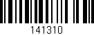 Código de barras (EAN, GTIN, SKU, ISBN): '141310'