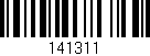 Código de barras (EAN, GTIN, SKU, ISBN): '141311'