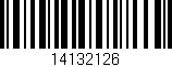 Código de barras (EAN, GTIN, SKU, ISBN): '14132126'
