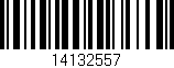 Código de barras (EAN, GTIN, SKU, ISBN): '14132557'