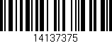 Código de barras (EAN, GTIN, SKU, ISBN): '14137375'
