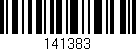 Código de barras (EAN, GTIN, SKU, ISBN): '141383'