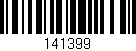 Código de barras (EAN, GTIN, SKU, ISBN): '141399'