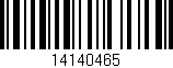 Código de barras (EAN, GTIN, SKU, ISBN): '14140465'