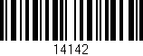 Código de barras (EAN, GTIN, SKU, ISBN): '14142'