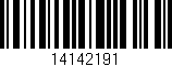 Código de barras (EAN, GTIN, SKU, ISBN): '14142191'