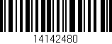 Código de barras (EAN, GTIN, SKU, ISBN): '14142480'