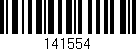 Código de barras (EAN, GTIN, SKU, ISBN): '141554'