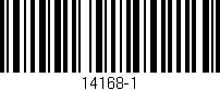 Código de barras (EAN, GTIN, SKU, ISBN): '14168-1'