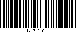 Código de barras (EAN, GTIN, SKU, ISBN): '1416_0_0_U'