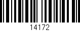 Código de barras (EAN, GTIN, SKU, ISBN): '14172'