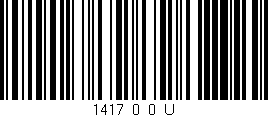 Código de barras (EAN, GTIN, SKU, ISBN): '1417_0_0_U'