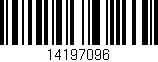 Código de barras (EAN, GTIN, SKU, ISBN): '14197096'