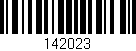 Código de barras (EAN, GTIN, SKU, ISBN): '142023'