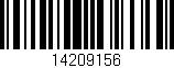 Código de barras (EAN, GTIN, SKU, ISBN): '14209156'