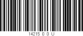 Código de barras (EAN, GTIN, SKU, ISBN): '14215_0_0_U'