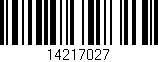 Código de barras (EAN, GTIN, SKU, ISBN): '14217027'