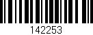 Código de barras (EAN, GTIN, SKU, ISBN): '142253'