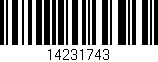 Código de barras (EAN, GTIN, SKU, ISBN): '14231743'
