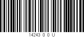 Código de barras (EAN, GTIN, SKU, ISBN): '14243_0_0_U'