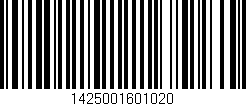 Código de barras (EAN, GTIN, SKU, ISBN): '1425001601020'