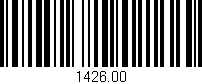 Código de barras (EAN, GTIN, SKU, ISBN): '1426.00'