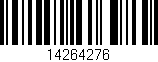 Código de barras (EAN, GTIN, SKU, ISBN): '14264276'