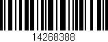Código de barras (EAN, GTIN, SKU, ISBN): '14268388'