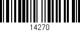 Código de barras (EAN, GTIN, SKU, ISBN): '14270'