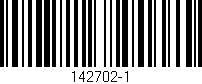 Código de barras (EAN, GTIN, SKU, ISBN): '142702-1'