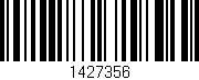 Código de barras (EAN, GTIN, SKU, ISBN): '1427356'
