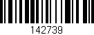 Código de barras (EAN, GTIN, SKU, ISBN): '142739'