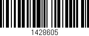 Código de barras (EAN, GTIN, SKU, ISBN): '1428605'