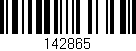Código de barras (EAN, GTIN, SKU, ISBN): '142865'