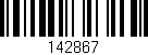 Código de barras (EAN, GTIN, SKU, ISBN): '142867'