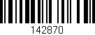 Código de barras (EAN, GTIN, SKU, ISBN): '142870'